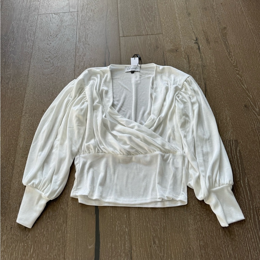 Closet London wrap blouse